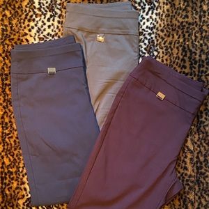 Macy’s Alfani Tummy Control Pants, Lot of 3